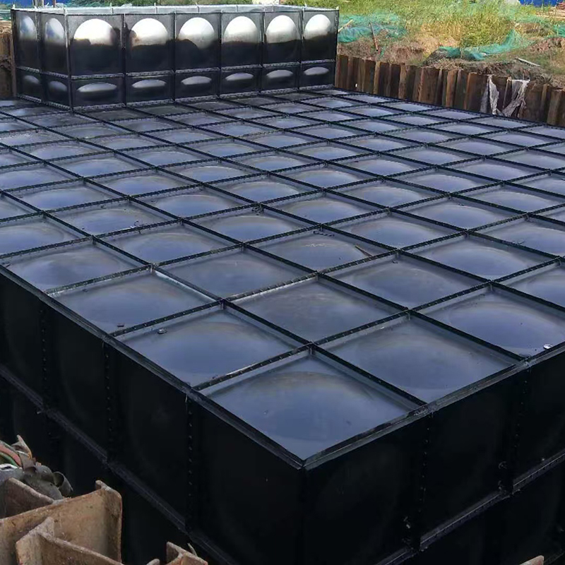 Ondergronds gemonteerde watertank