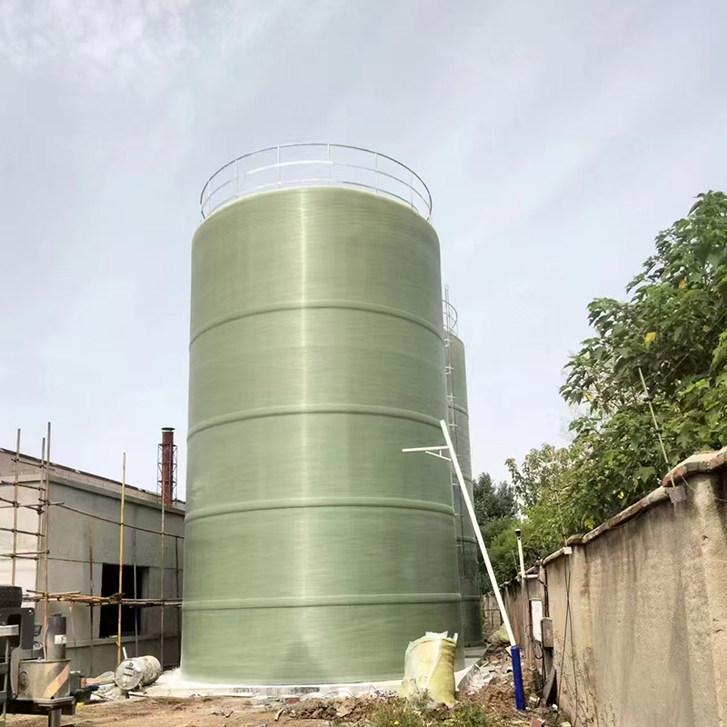 Verticale FRP-opslagtank